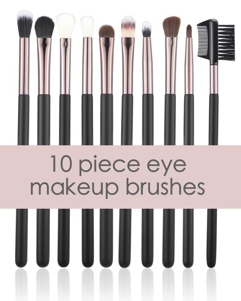 Professional Makeup Brush Set 17PC Soft Cosmetic Brushes Holder Kit Face Eye