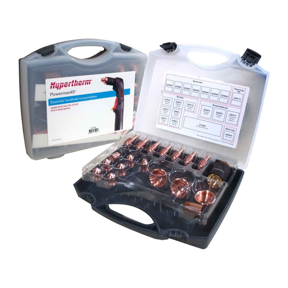Hypertherm 851478 Consumable Kit Powermax45 Essential Handheld 45 A CSA Cutting
