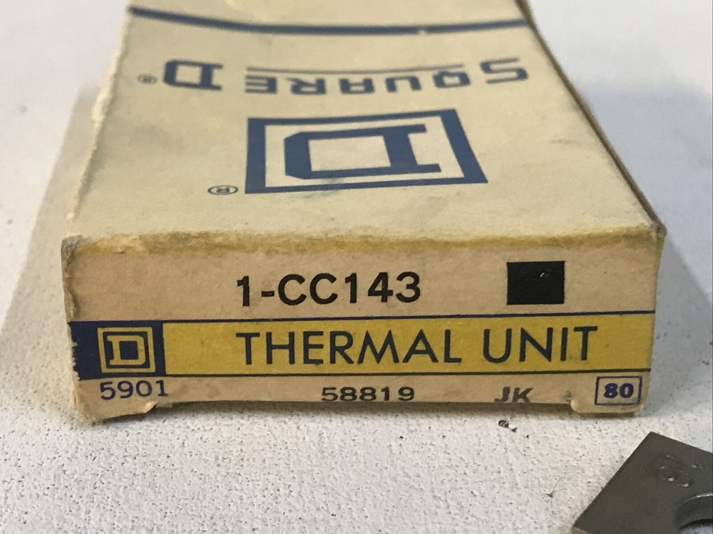 Square D CC143 Overload Relay Thermal Units