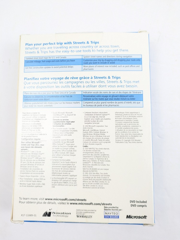 Microsoft Streets & Trips 2009 with GPS Locator Mini box