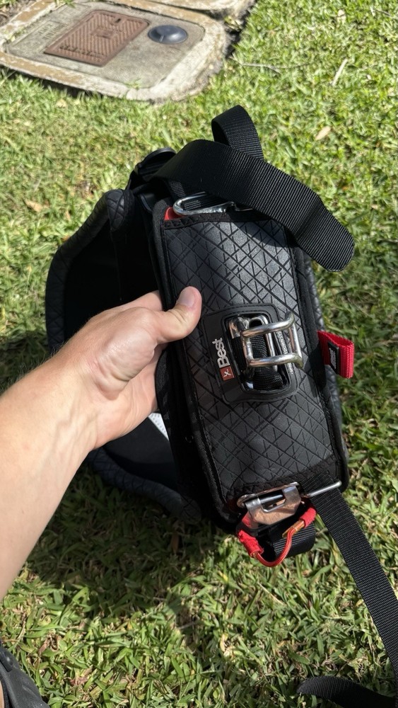 Best Kite Harness Black Red with Hook for Kitesurfing