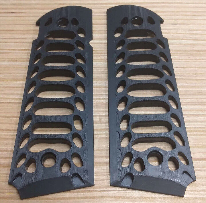 Airsoft Elite Force 1911 Panel Grips Skeleton Black