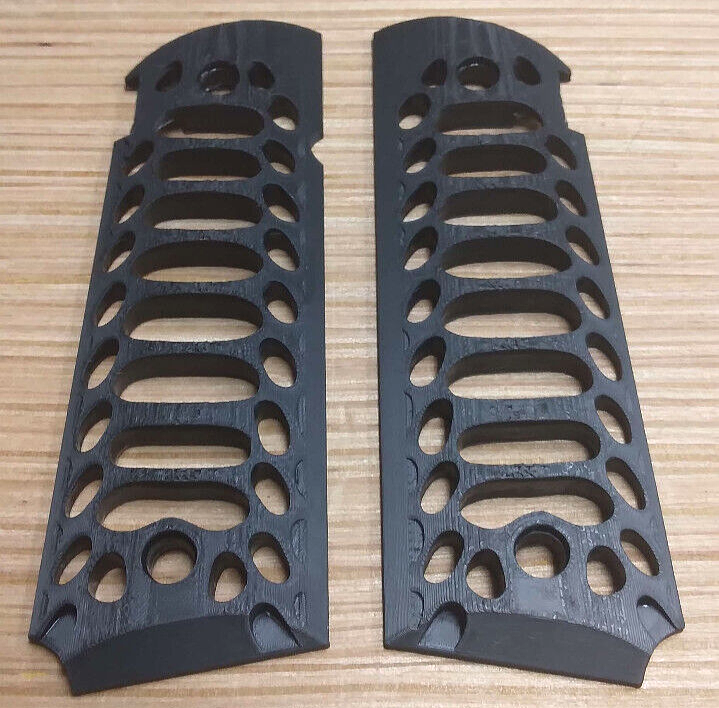 Airsoft Elite Force 1911 Panel Grips Skeleton Black