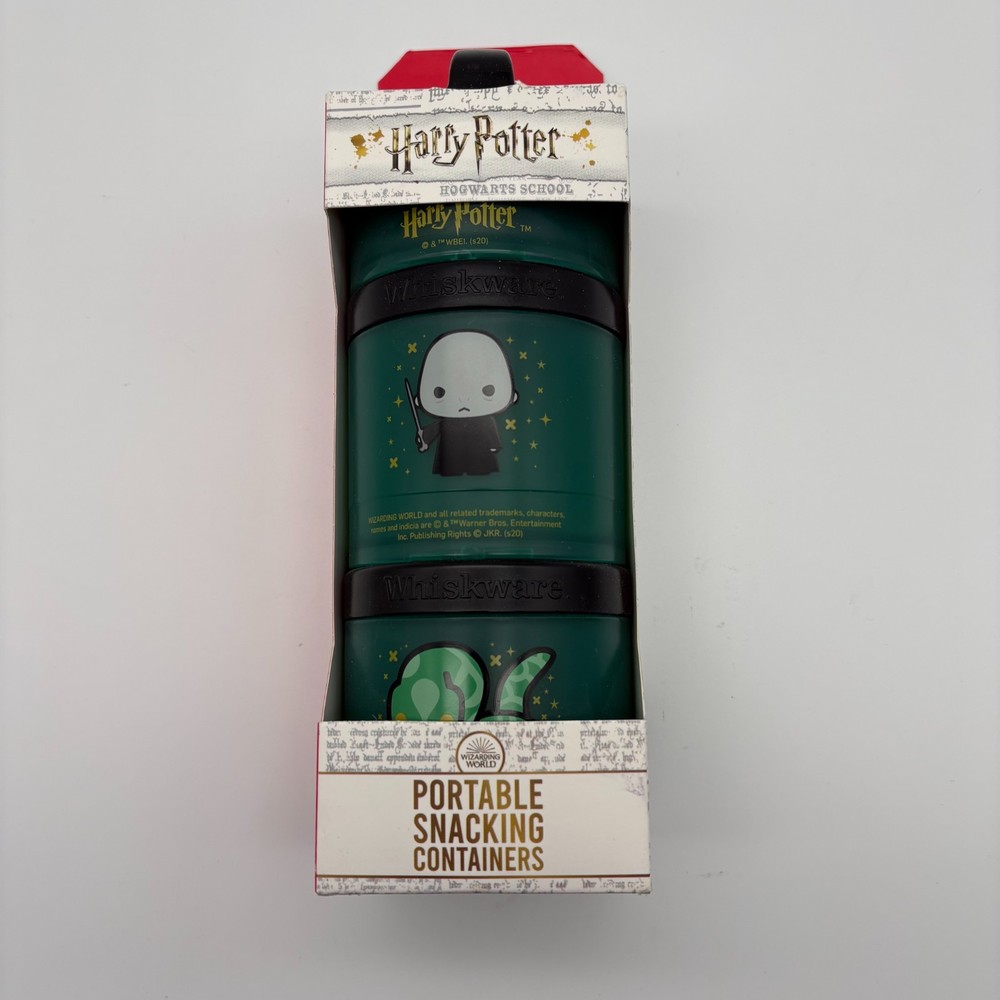 NEW Whiskware - Harry Potter Stackable Snack Pack Containers