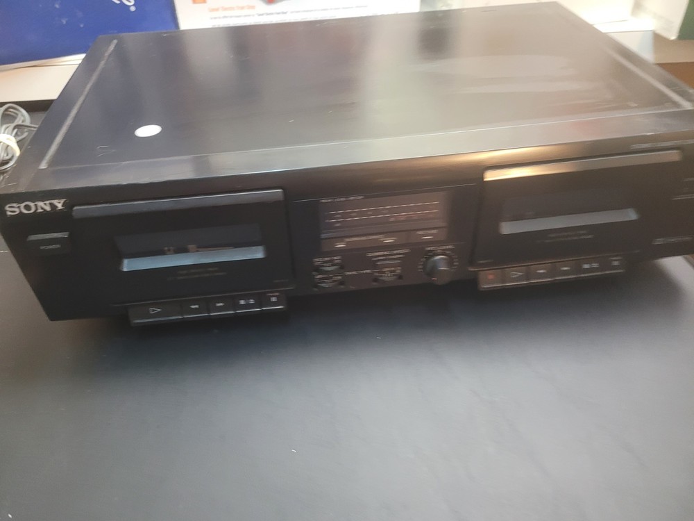 Sony TC-WE305 Stereo Double Cassette Deck Untested
