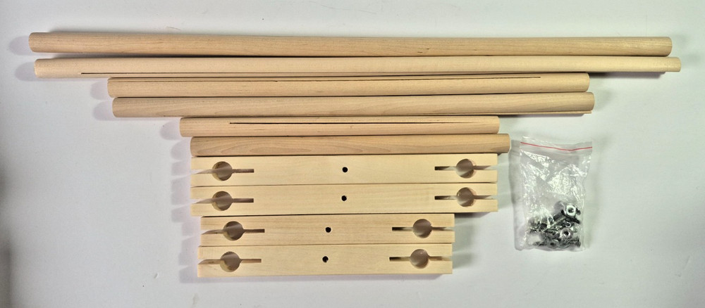 Split Rail Scroll Frame Wooden Makes Several Sizes 24" 18" & 12" Needlework