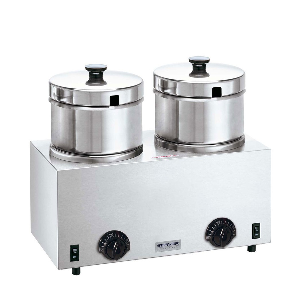 Server 81200 Twin 5 Quart Soup Warmer