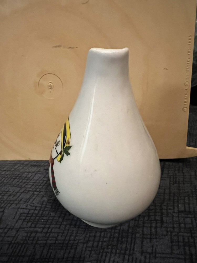 Ceramic Snowman Mini Pitcher Creamer MCM Design