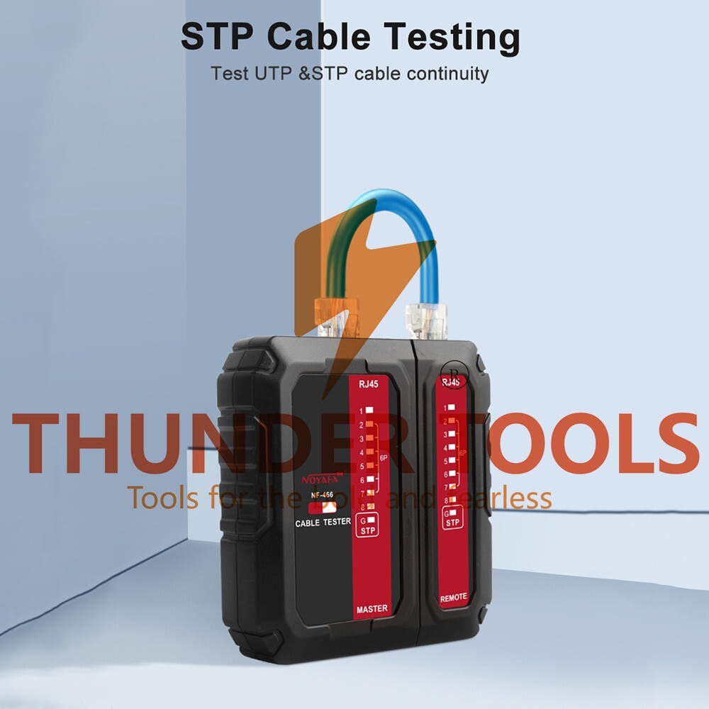 Thunder Tools NOYAFA NF-466 Network Cable Tester POE Wire Checker Launcher