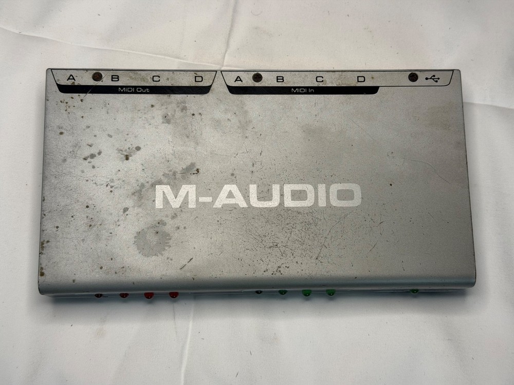 M-Audio MIDIsport 4x4 USB MIDI Interface 4x4 In/Out Studio Controller - used