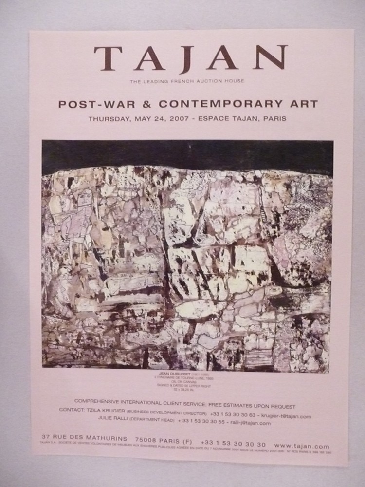 Jean Dubuffet MAGAZINE AD - 2007