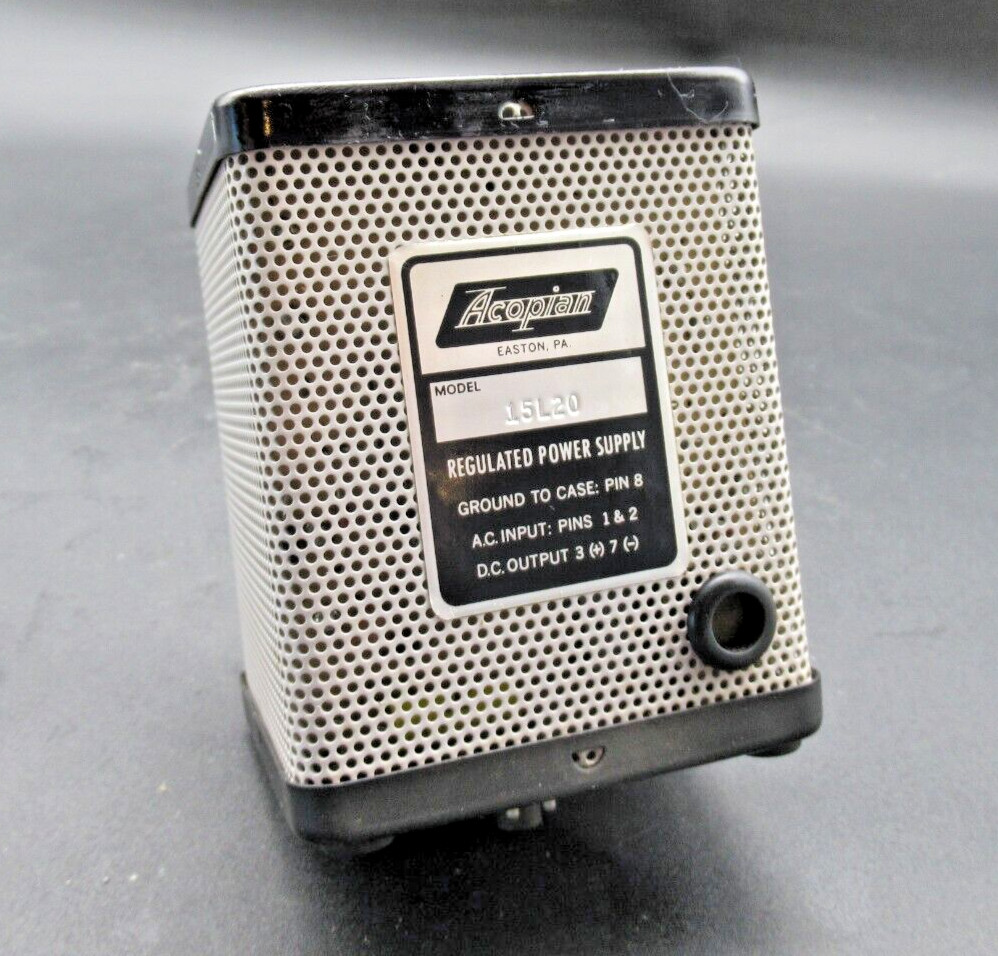 Acopian 15L20 Regulated Power Supply 8Pin *GREAT CONDITION*