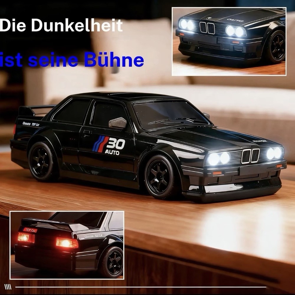 BMW M3 E30 RC Car Drift Model Gift Toy 2 4 Remote Controlled Racing Car