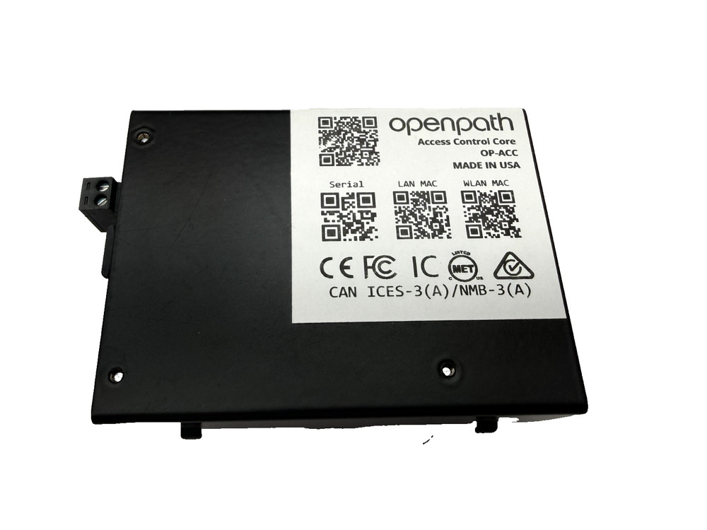 Avigilon Openpath OP-CR-ACC OP-ACC Access Control Core