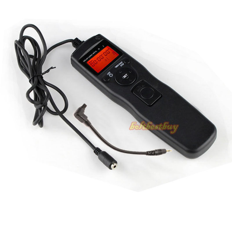 Time lapse intervalometer Timer Remote Shutter Release for Canon EOS 7D 10D 20D