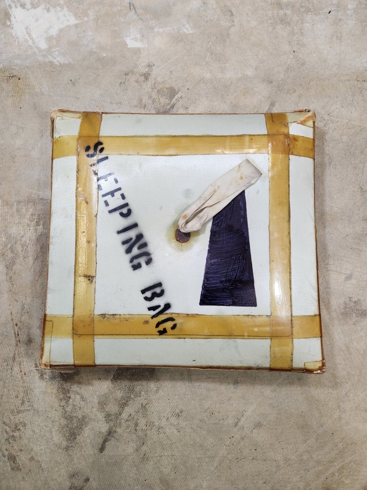 Unopened Late 60s Paracute Bailout Sealed Sleeping Bag