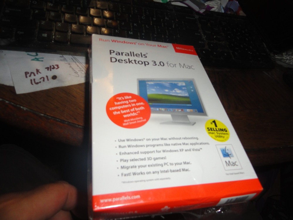 PARALLELS windows desktop 3.0 for mac software for macintosh apple UTILITY NEW