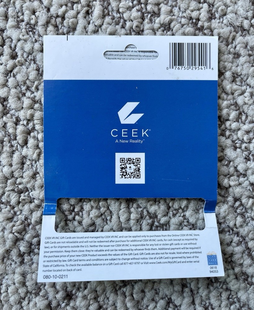 Ceek Virtual Reality Headset + $100 Exclusive Content Card