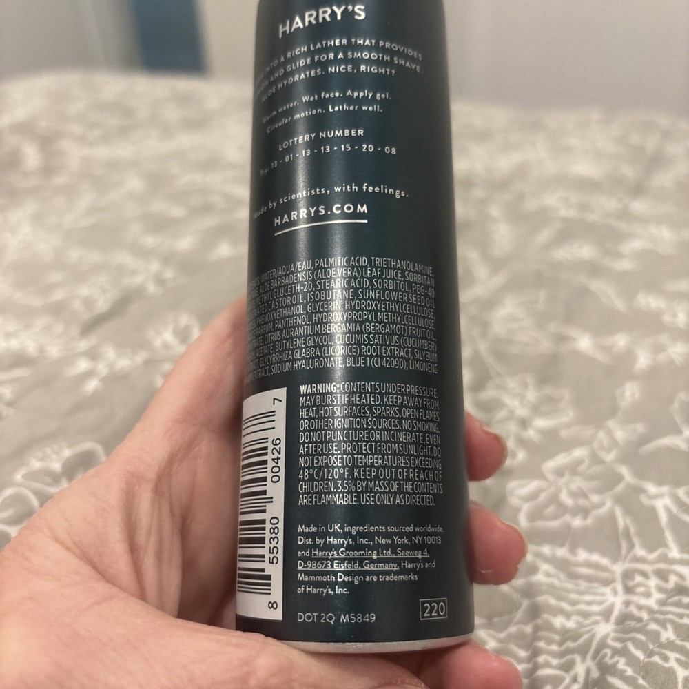 Harry's Shave Gel With Aloe 4 Oz.