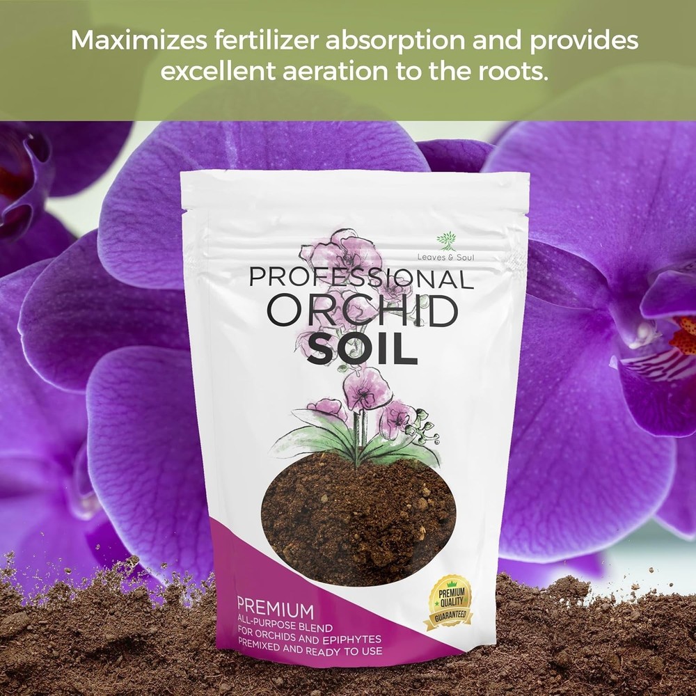 2.2 Quart Fast Draining Orchid Soil - Perfect for Indoor Gardening Needs