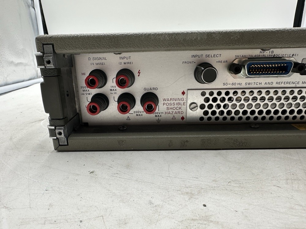 HP 3455A DIGITAL VOLTMETER- Untested, Powers On- Display Works