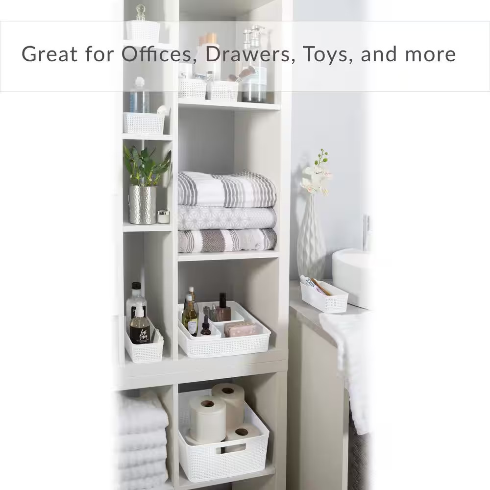 6-Pack Organizing Set in White
