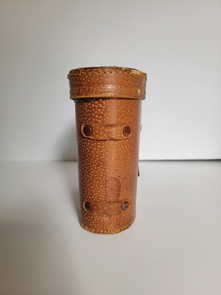 Vintage Lupinus Coated Optics Binoculars 7x35 with case compass