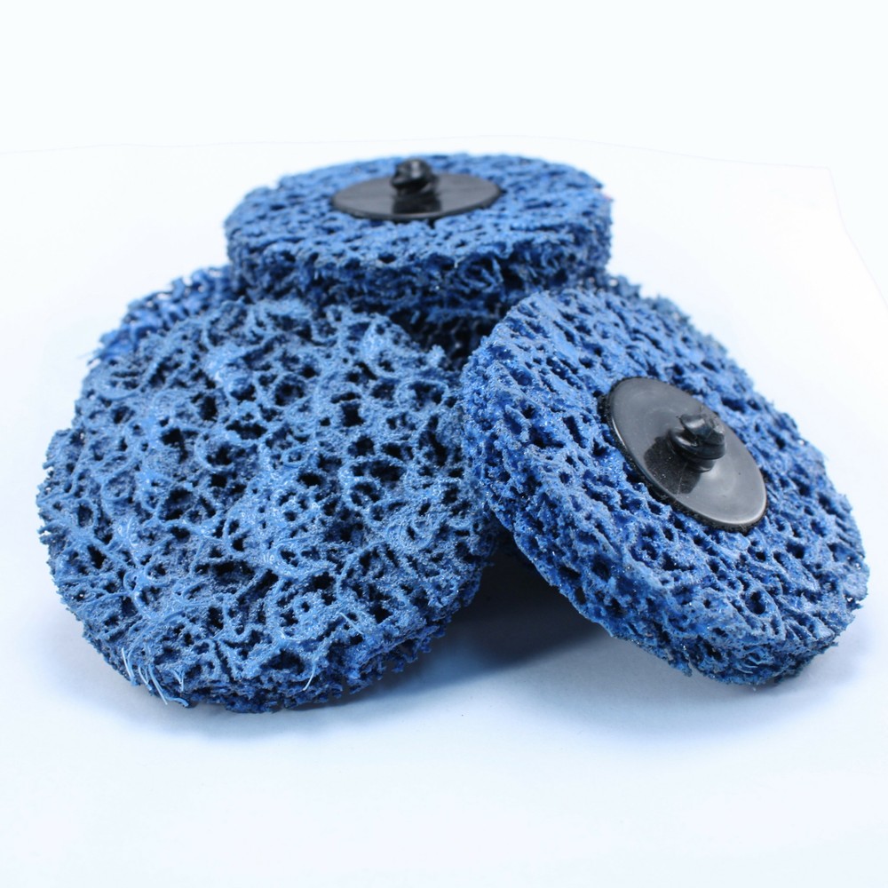 25 Pack 3" Black Hawk Quick Change Roloc Easy Strip & Clean Discs for Paint Rust