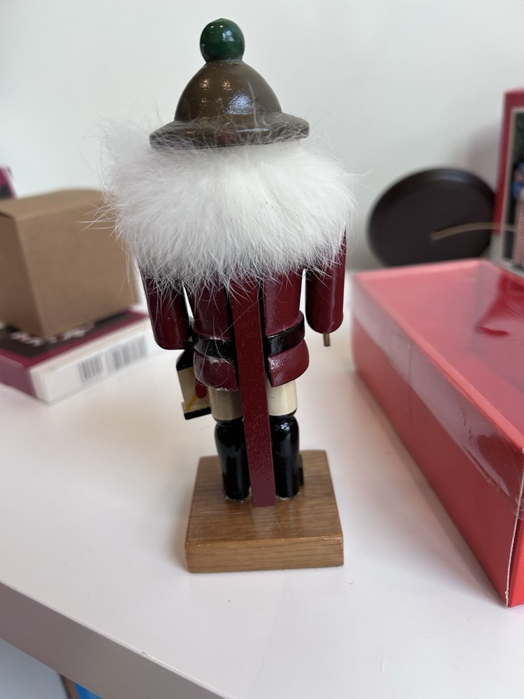 Enesco 7" Wood Nutcracker With Lantern & Bell