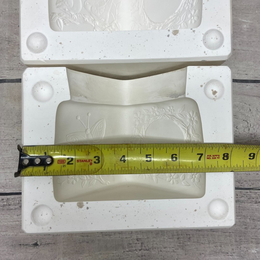 Trenton Ceramic Casting Mold Textured Vase Planter #499