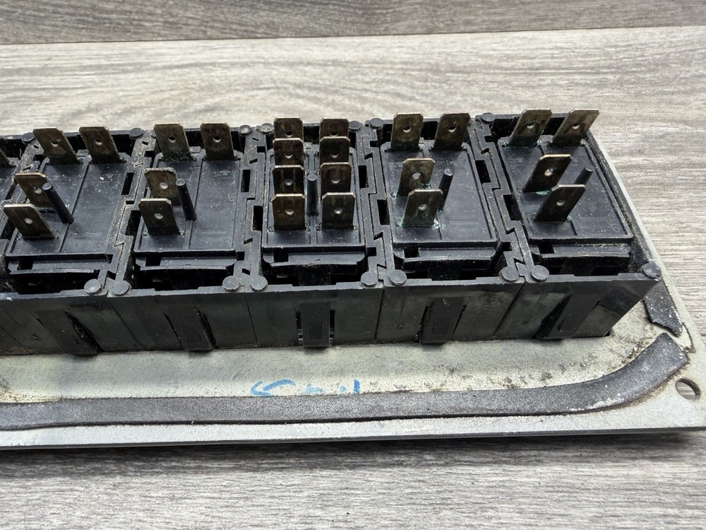 Wellcraft Boat Marine Dashboard Metal Switch Panel Breaker Panel