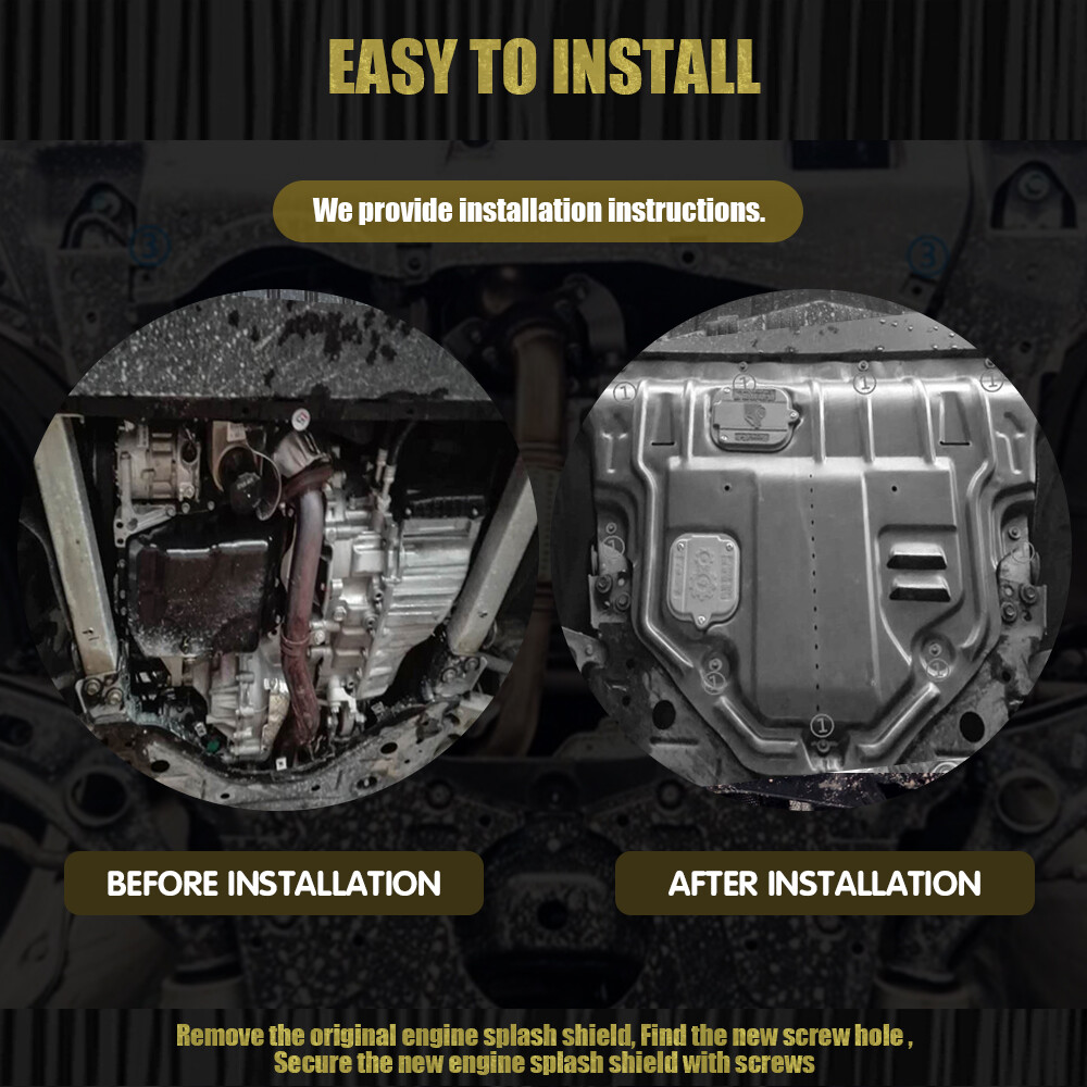 Engine Splash Guard For Jeep Cherokee 2019-2023 Under Engine Shield Cover Board