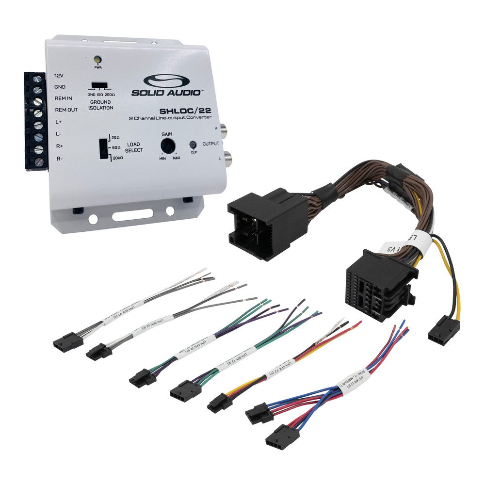 PAC Amplifier Integration Solution for 2018-2024 Non-Amp Ford LPHFD31+SHLOC/22