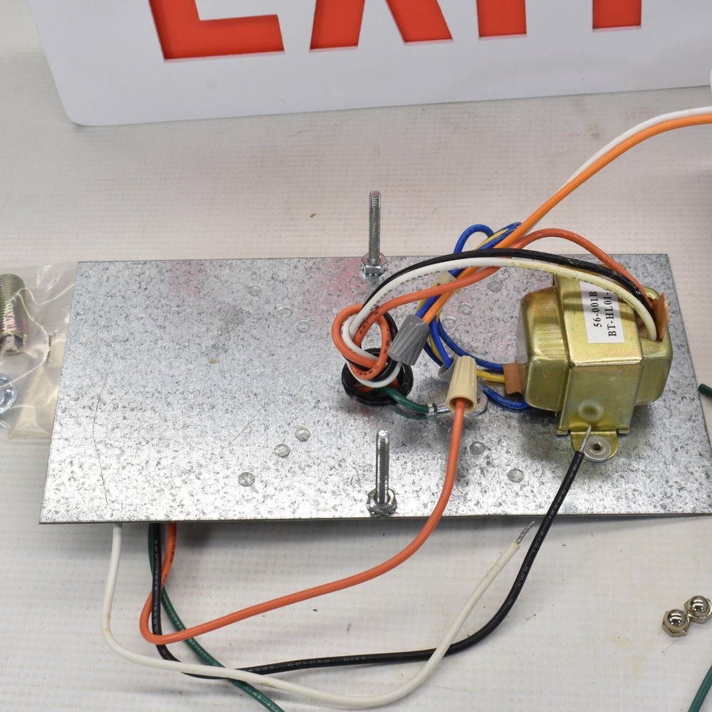 High Lites LED Emergency EXIT Sign Model ZCBP White