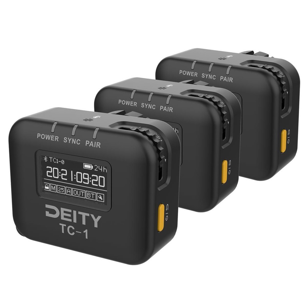 Deity Microphones TC-1 Wireless Timecode Generator Box, 3-Pack #DTT0272D81