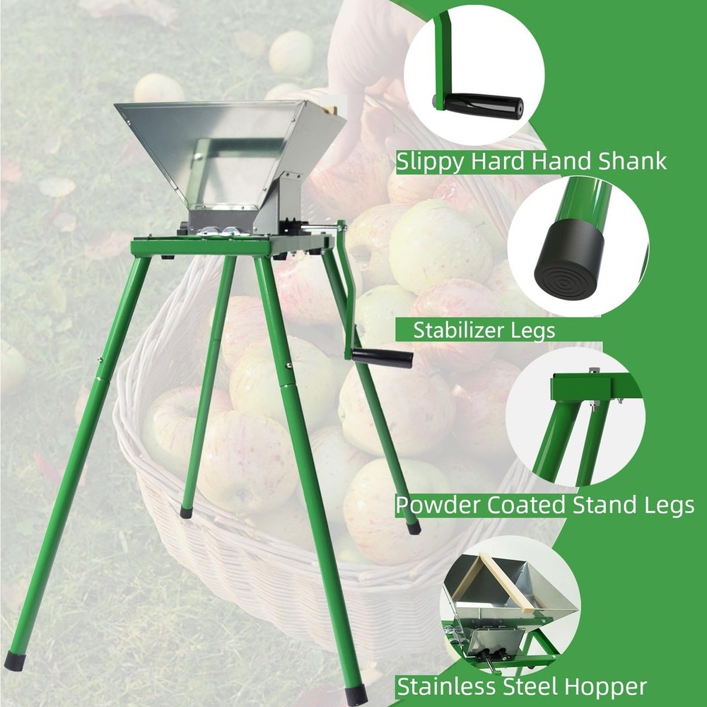 Fruit Crusher Manual Apple Grinder Juicer Machine