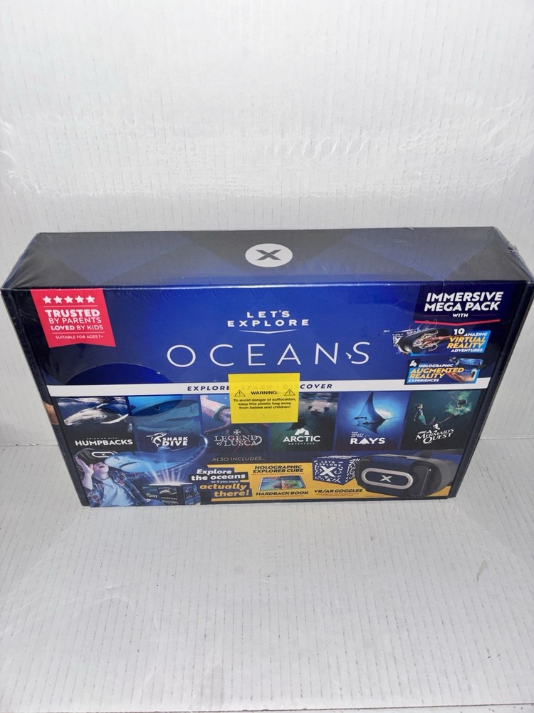 NEW Let's Explore Oceans Immersive Mega Pack VR headset
