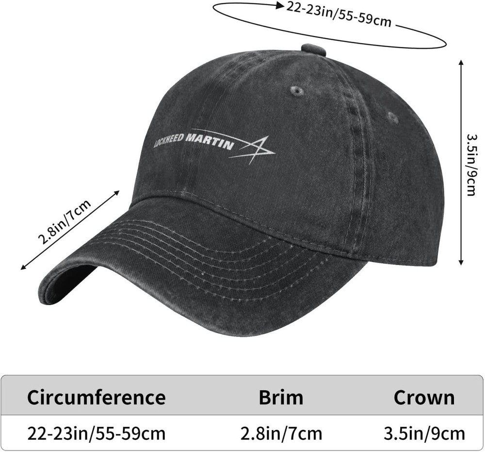 Lockheed Martin Baseball Cap Personalized printed unisex baseball cap