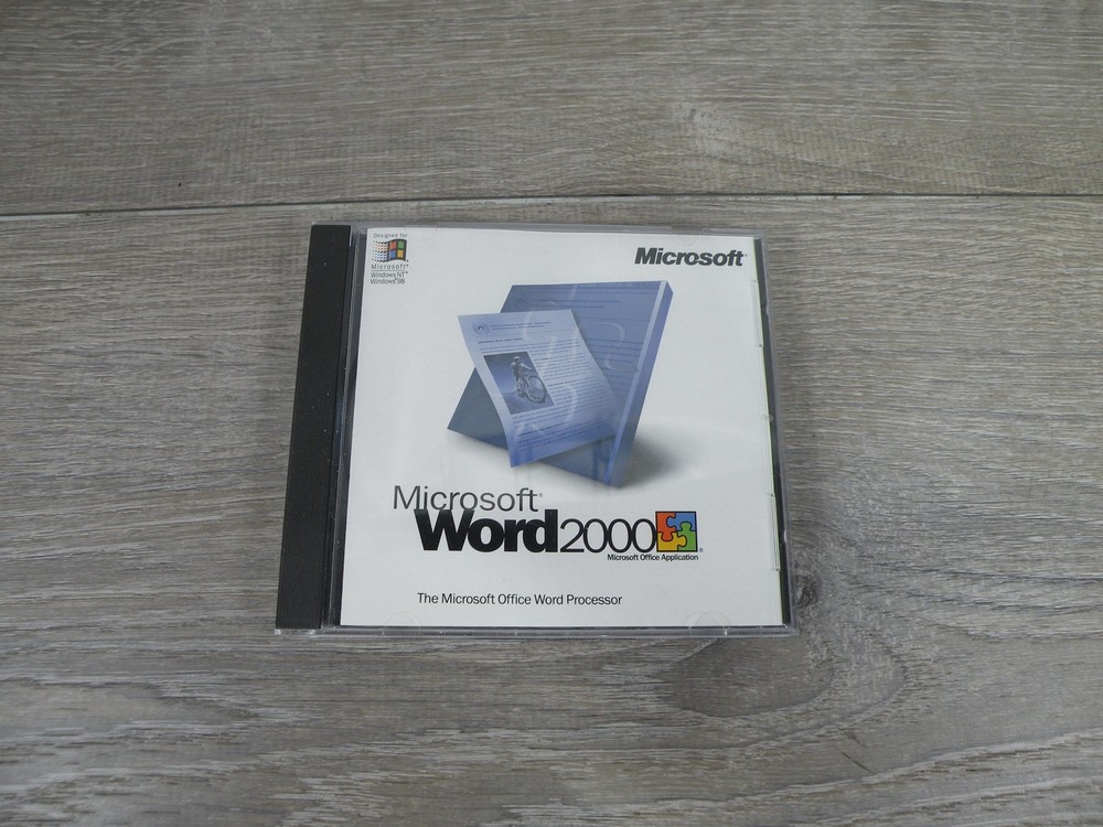Microsoft Word 2000 Upgrade CD-ROM for Windows 95 98 NT Workstation 4.0