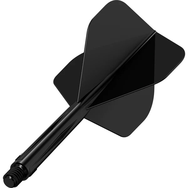 BLACK MEDIUM NO2 MISSION FORCE 90 1 PIECE MOLDED SHAFT & FLIGHT SYSTEM