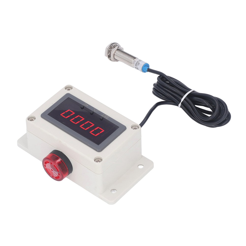 Motor Tachometer Magnetic Induction Hall Sensor Digital RPM Speed Meter