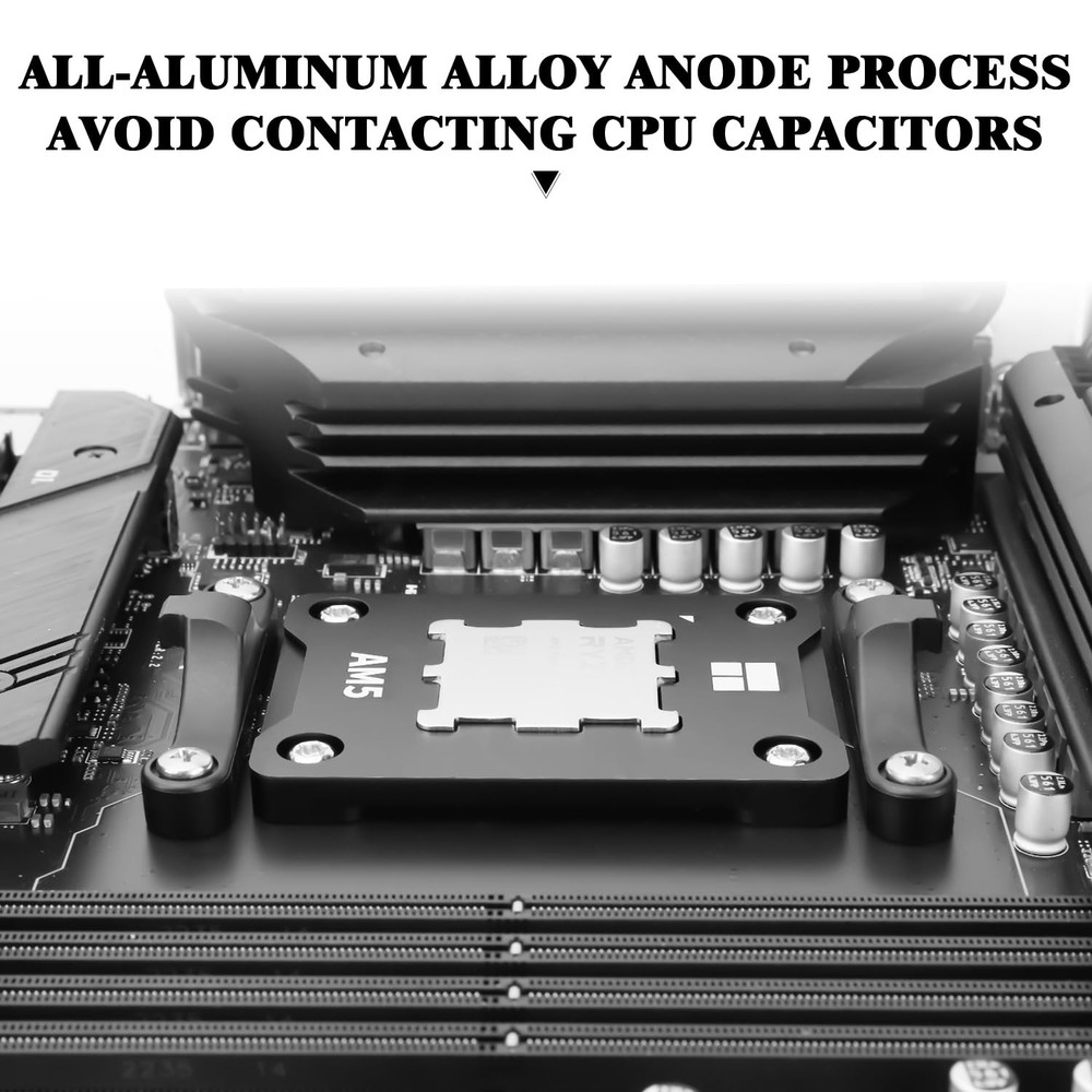 Thermalright ASF Black V2 AM5 CPU Holder, Safety Fixed Frame, Secure...