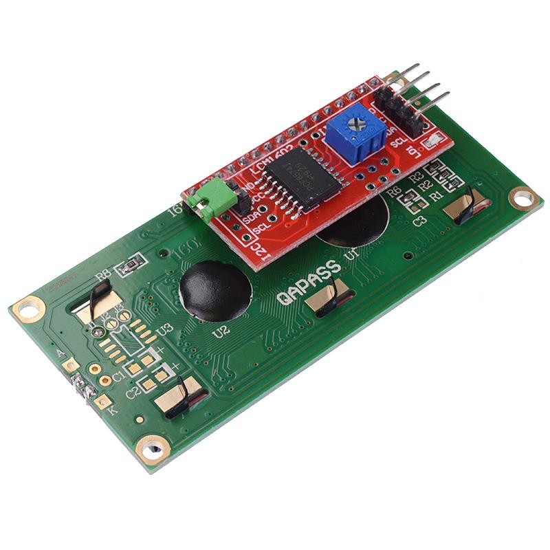 Blue 16x2 I2C LCD Screen Module Raspberry Pi Arduino 1602