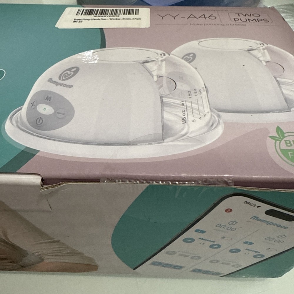 Momspeace Breast Pumps with App & Timer