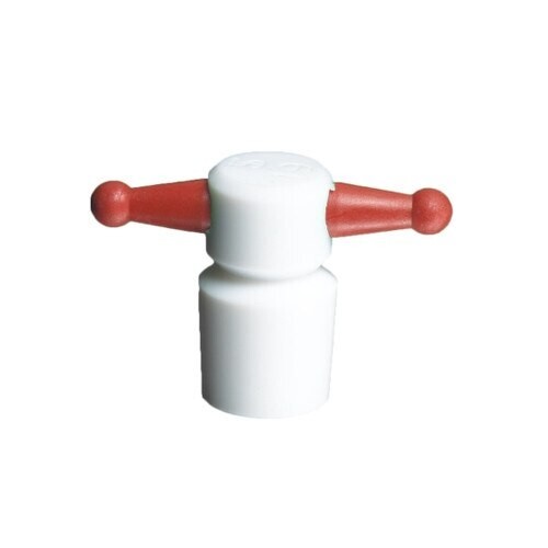 PYREX PTFE Standard Taper Keyhole Stoppers, Color-Coded 7630