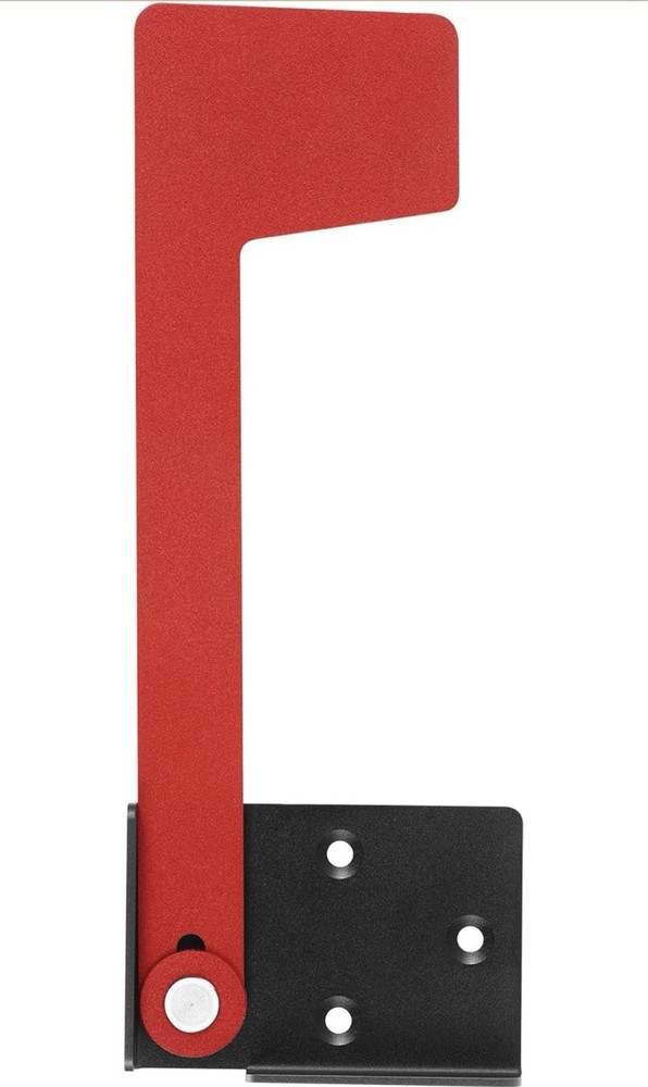 Merear Mailbox Flag Replacement Kit, Galvanized Steel for Mailbox, Red