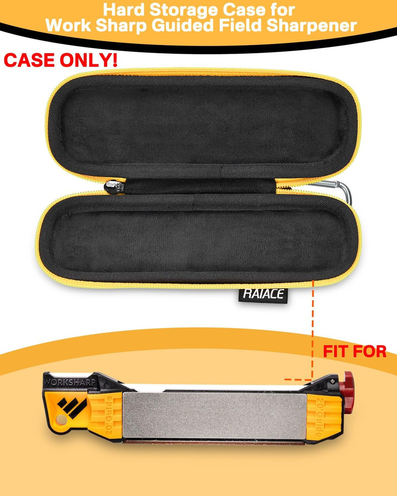 Hard Travel Carrying Case for Work Sharp Guided Field Sharpener - Black