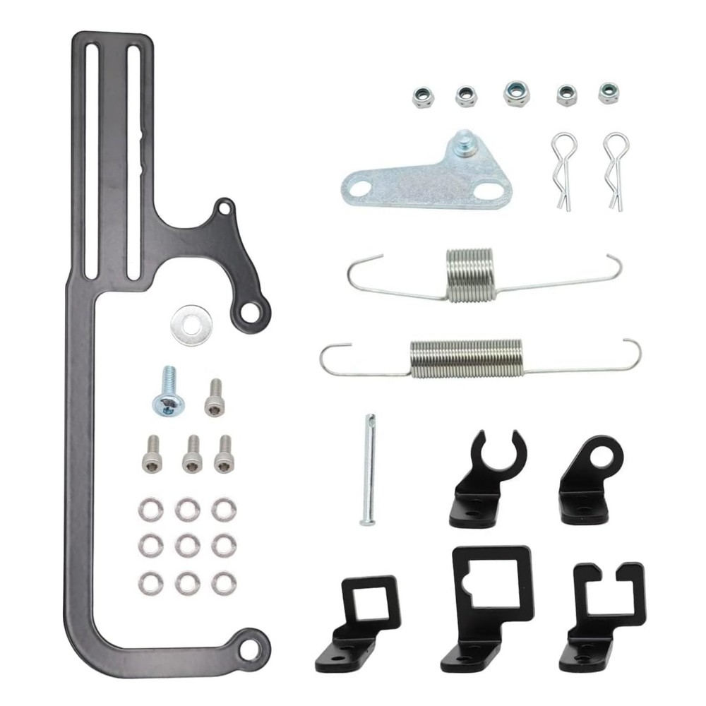 304147 Throttle Carburetor Cable Mount Bracket Set For GM 700R4 Transmissions