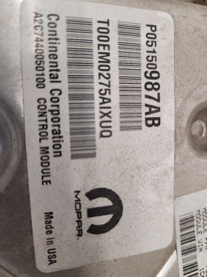 2015 15 DODGE DURANGO Engine ECM Electronic Control Module 3.6L 5150987AB