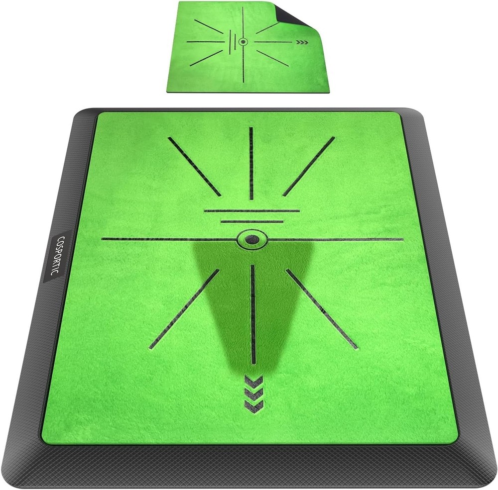 Golf Hitting Mat, Golf Training Mat for Swing Path Feedback Detection Batting...